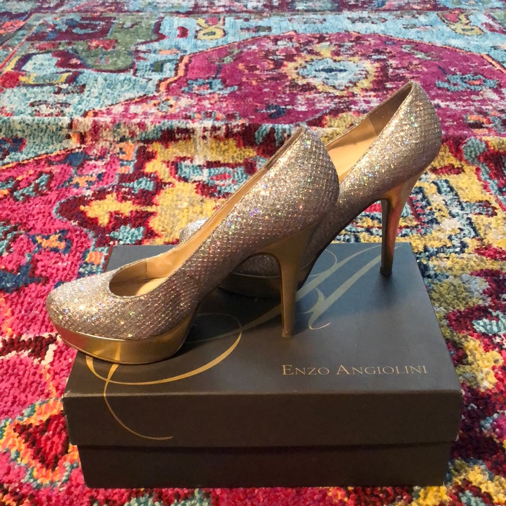 Enzo Angiolini Easmiles Silver and Gold